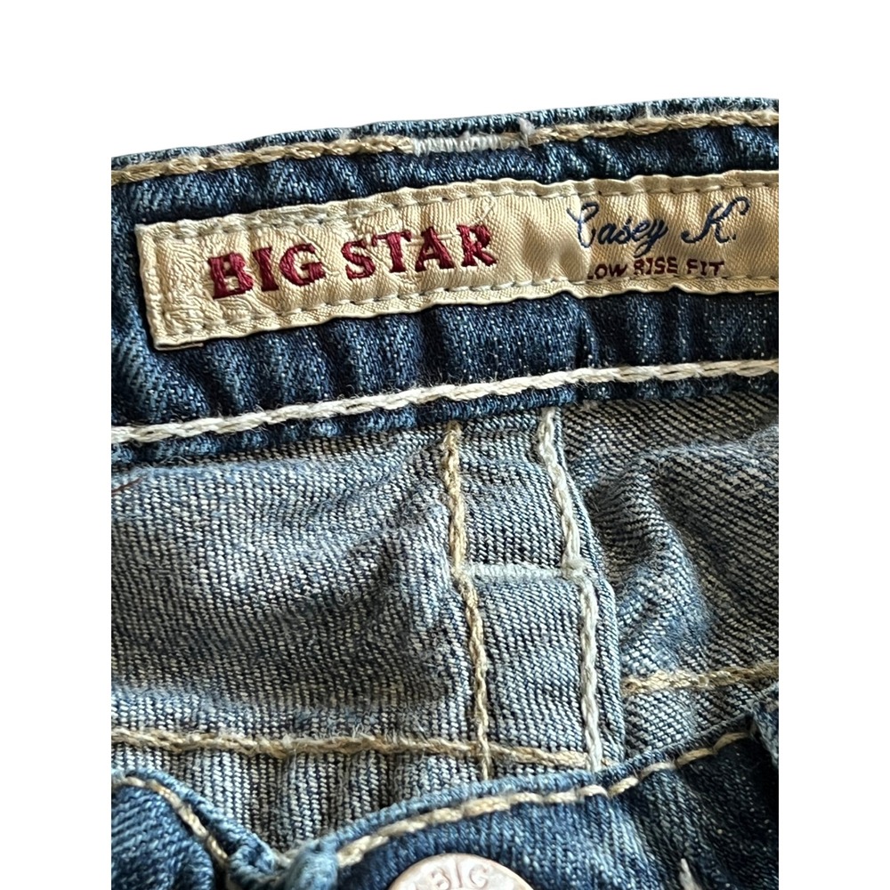Big Star Blue Bootcut Jeans size 27L - Picture 5 of 6